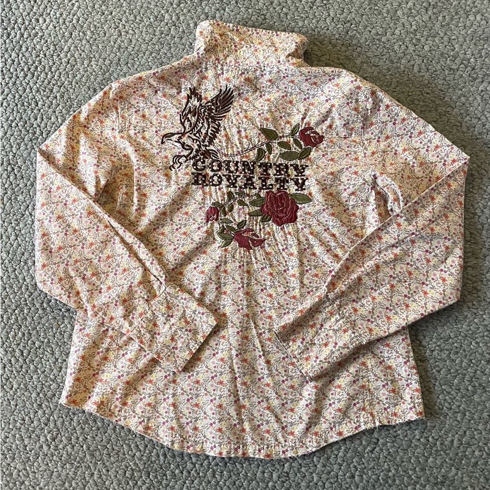 Country Royalty Western  Style shirt - Picture 8 of 11